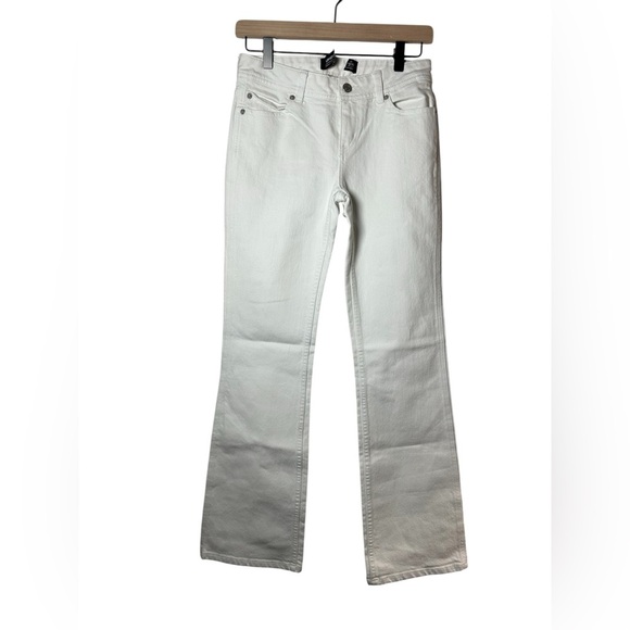 London Jean White Bootcut Jeans Women’s Size 2 Stretch Premium Denim - Picture 1 of 10